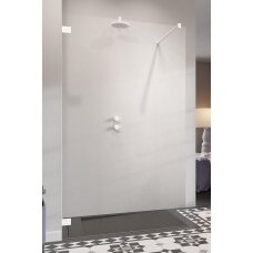 Radaway Essenza Pro White dušo sienelė, skaidrus stiklas, baltas profilis, dydžių pasirinkimas