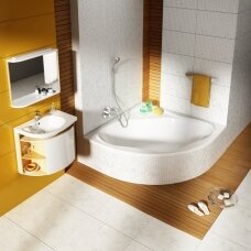 Ravak NewDay akrilinė kampinė vonia, 140 x 140, balta
