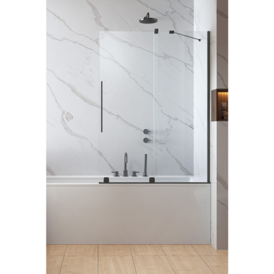 Radaway Furo Brushed GunMetal PND II stumdoma vonios sienelė, skaidrus stiklas, braižyto grafito profilis, dydžių pasirinkimas Radaway Furo Brushed GunMetal PND II stumdoma vonios sienelė, skaidrus stiklas, braižyto grafito profilis, dydžių pasirinkimas