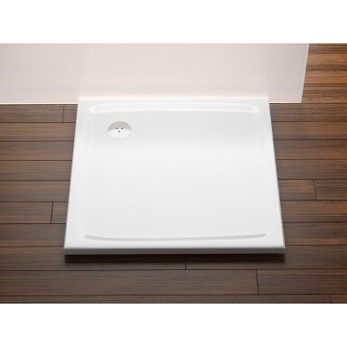 Ravak Perseus Pro Flat dušo padėklas 90x90 cm, su kojomis ir uždanga
