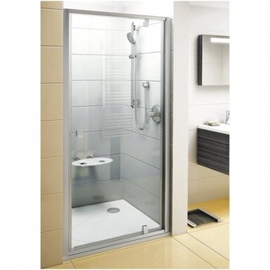Ravak Pivot PDOP1 dušo durys, 90cm, stiklas skaidrus Transparent, profilis baltas/chromas/pilkas matinis Ravak Pivot PDOP1 dušo durys, 90cm, stiklas skaidrus Transparent, profilis baltas/chromas/pilkas matinis