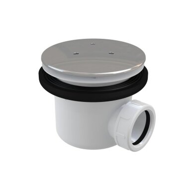 Ravak Professional 90 dušo padėklo sifonas su metaliniu chromuotu dangteliu X01309 Ravak Professional 90 dušo padėklo sifonas su metaliniu chromuotu dangteliu X01309