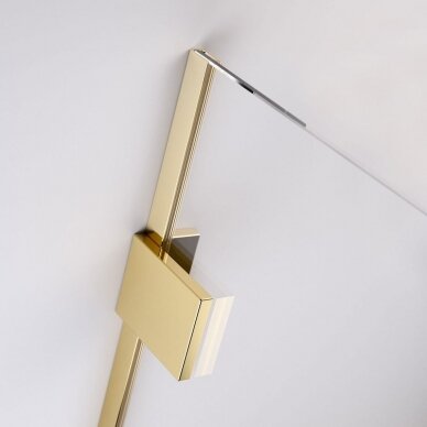 Radaway Essenza Pro Gold dušo sienelė, skaidrus stiklas, auksinis profilis, dydžių pasirinkimas 4