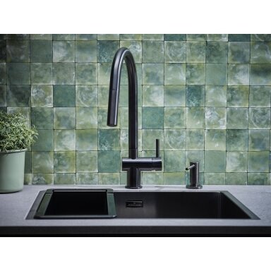 Reginox Flint ištraukiamas virtuvinis maišytuvas, Gun Metal spalvos R38819 Reginox Flint ištraukiamas virtuvinis maišytuvas, Gun Metal spalvos R38819