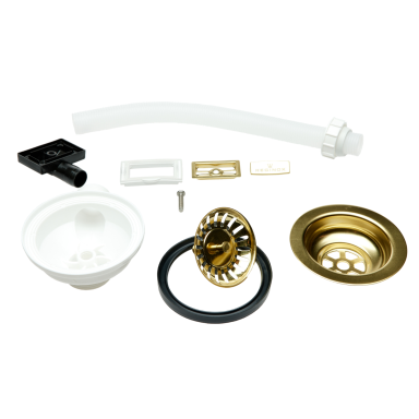 Reginox plautuvės ventilis su perlaja, aukso spalva R34903 Reginox plautuvės ventilis su perlaja, aukso spalva R34903