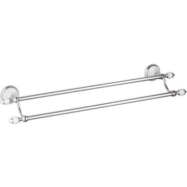 Remer Epoca dvigubas rankšluosčių laikiklis, 60 cm, chromas Remer Epoca dvigubas rankšluosčių laikiklis, 60 cm, chromas