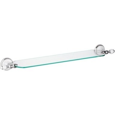 Remer Epoca stiklinė lentynėlė, plotis 67 cm, chromas Remer Epoca stiklinė lentynėlė, plotis 67 cm, chromas