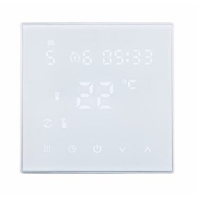 Sensus LC3 potinkinis programuojamas termostatas, baltas, 230V Sensus LC3 potinkinis programuojamas termostatas, baltas, 230V