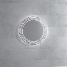 Stikla Serviss Estere apvalus veidrodis su LED apšvietimu, įvairių dydžių
