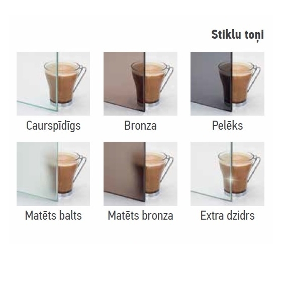 Stikla Serviss Angelina dušo kabina, blizgus profilis, skaidrus stiklas 2 Stikla Serviss Angelina dušo kabina, blizgus profilis, skaidrus stiklas 2