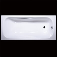 Vispool Classica akmens masės vonia, 170 x 75 cm, su sifonu, balta