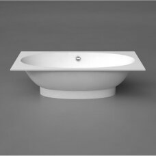 Vispool Gemma 1 akmens masės vonia, su sifonu, 195 x 101 cm, balta
