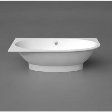 Vispool Gemma 3R akmens masės vonia, su sifonu, 195 x 101 cm, balta