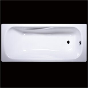 Vispool Classica akmens masės vonia, 180 x 75 cm, su sifonu, balta