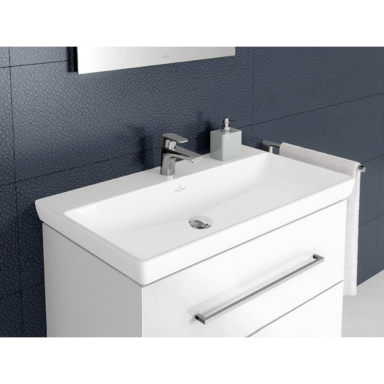 Villeroy & Boch Avento pakabinama spintelė su praustuvu, balta Villeroy & Boch Avento pakabinama spintelė su praustuvu, balta