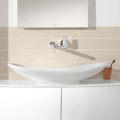 Villeroy & Boch My Nature pastatomas praustuvas, 80 x 41, baltas Villeroy & Boch My Nature pastatomas praustuvas, 80 x 41, baltas