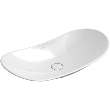 Villeroy & Boch My Nature pastatomas praustuvas, 80 x 41, baltas Villeroy & Boch My Nature pastatomas praustuvas, 80 x 41, baltas