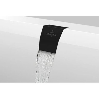 Villeroy & Boch Squaro Edge 12 vonios sifonas su pripildymo funkcija, juodas matinis, UPCON0123-33 Villeroy & Boch Squaro Edge 12 vonios sifonas su pripildymo funkcija, juodas matinis, UPCON0123-33