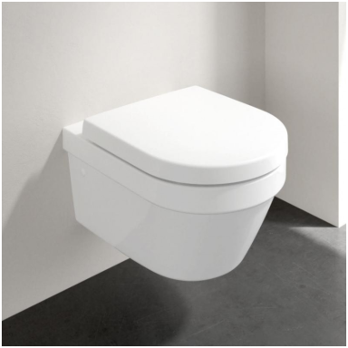Villeroy & Boch ViConnect potinkinio rėmo, Architectura Rimless klozeto ir baltos spalvos mygtuko komplektas Villeroy & Boch ViConnect potinkinio rėmo, Architectura Rimless klozeto ir baltos spalvos mygtuko komplektas