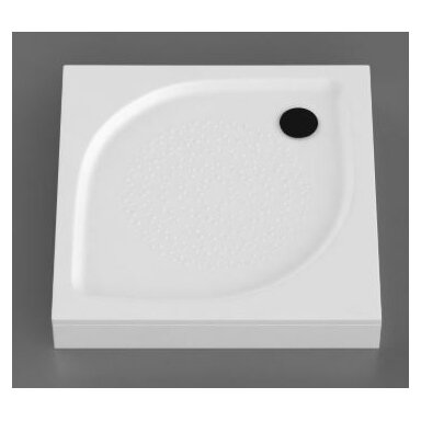Vispool KK-90 akmens masės dušo padėklas, 90 x 90 cm, baltas Vispool KK-90 akmens masės dušo padėklas, 90 x 90 cm, baltas