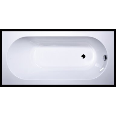 Vispool Libero akmens masės vonia, 170 x 80 cm, balta Vispool Libero akmens masės vonia, 170 x 80 cm, balta