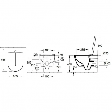 mekanisme Morse kode patois Villeroy & Boch pakabinamas klozetas su bide funkcija | Klozetai su bide  funkcija | Klozetai | Laufen, Duravit, Grohe, Villeroy&Boch, keramika  pigiau | Vonios sprendimai